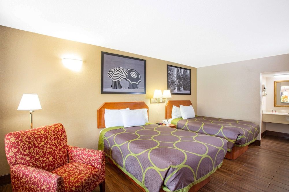 Double Room, 2 Double Beds, Non Smoking