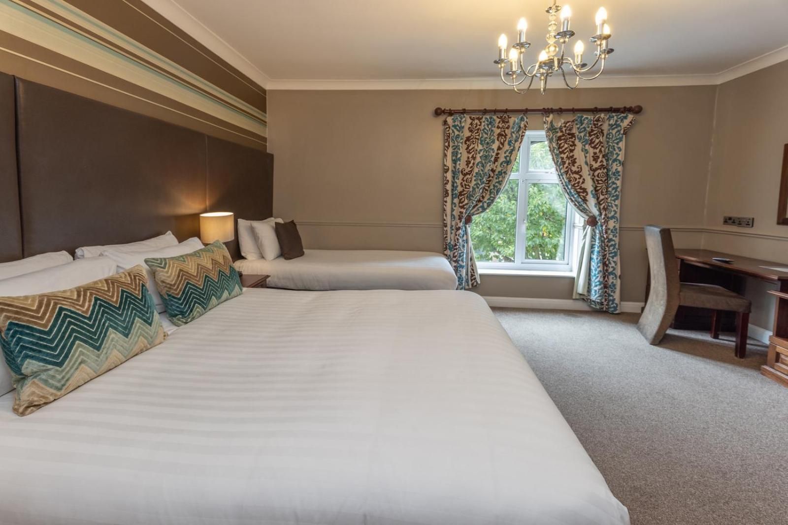 Brackenborough Hotel, BW Signature Collection Classic Room with One Double and One Single Bed - Non-Smoking