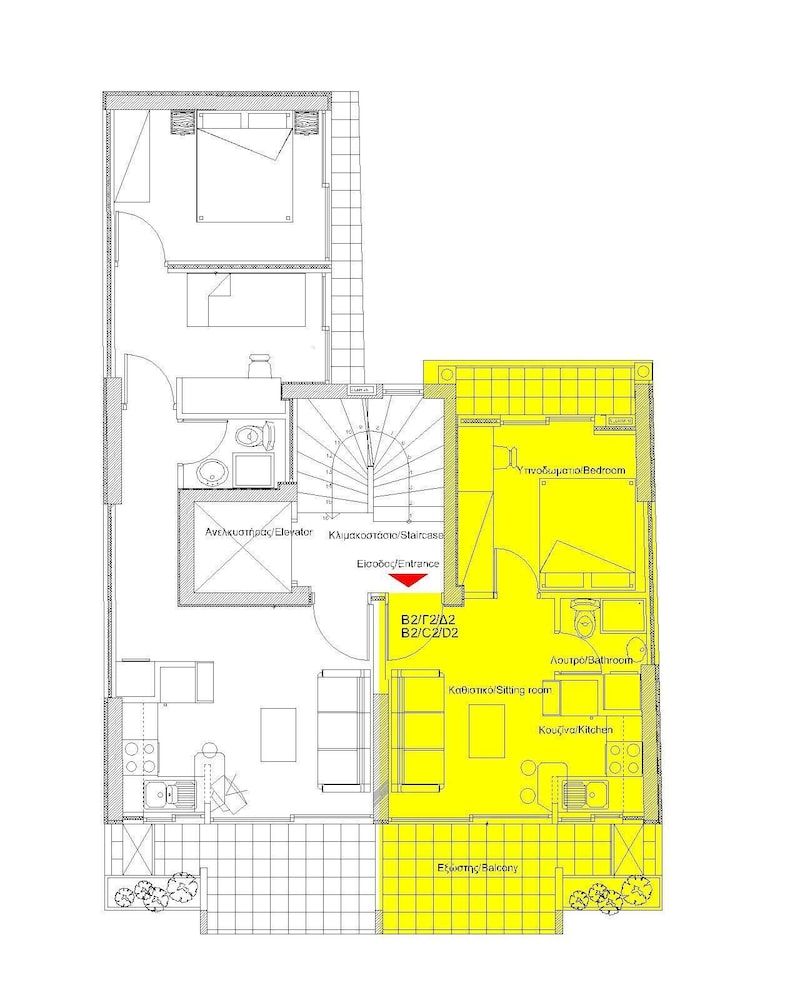 Room layout blue print