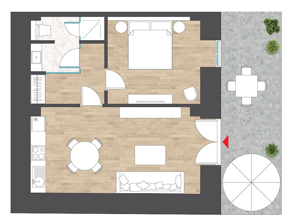 Design Apartment, 1 Bedroom (Nephalion)