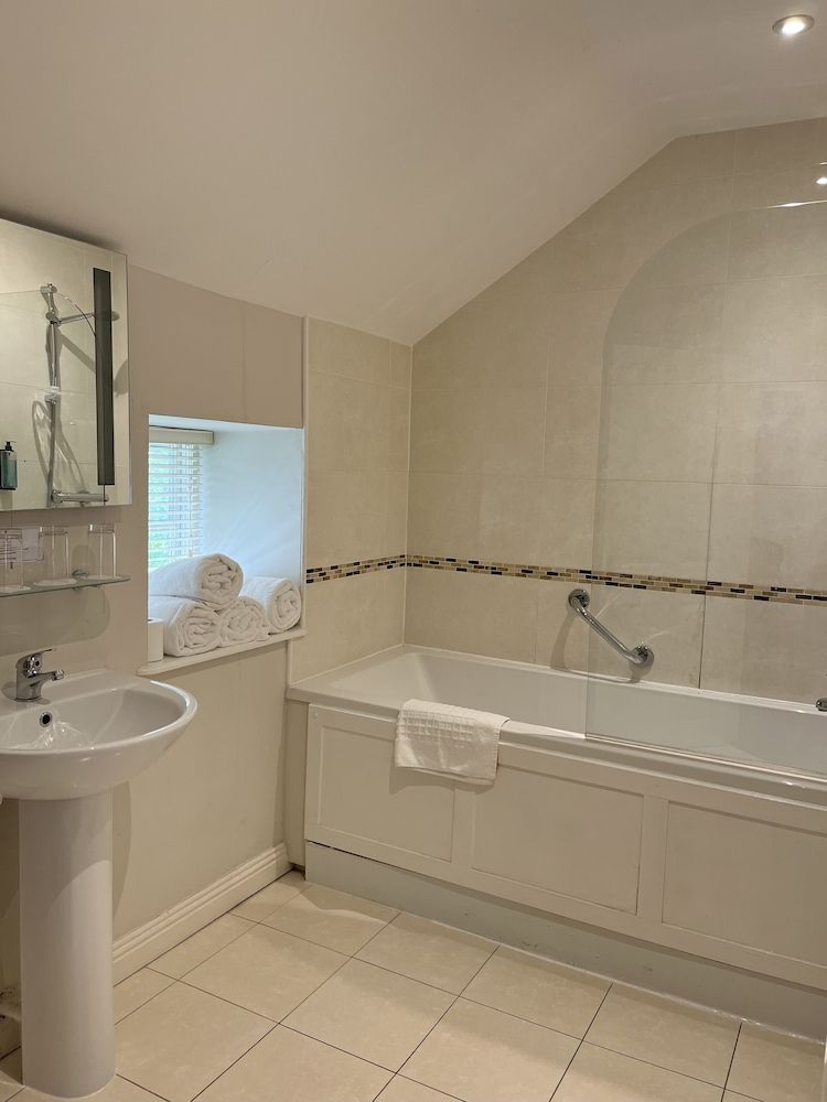 Family Loft Room, 1 Bedroom with 1 Double Bed and 1 Single Bed, Ensuite, Courtyard Area