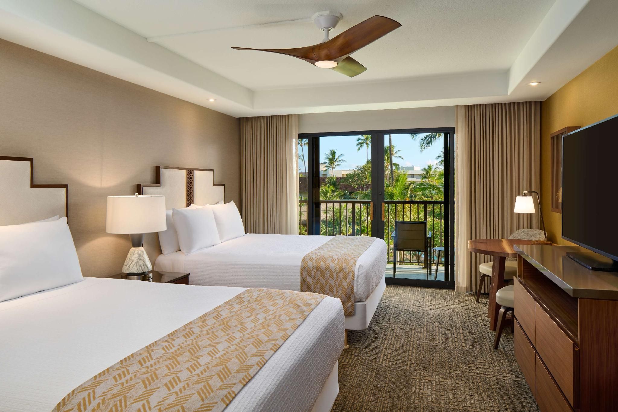 Accessible Premium Partial Ocean View 2 Queen Beds