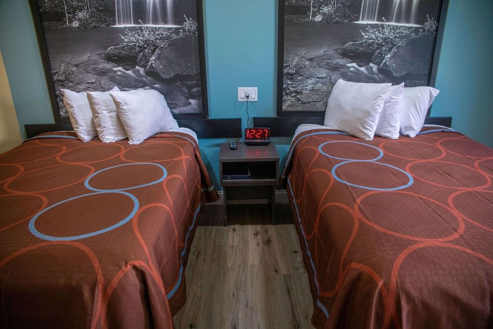 Double Room, 2 Double Beds, Non Smoking