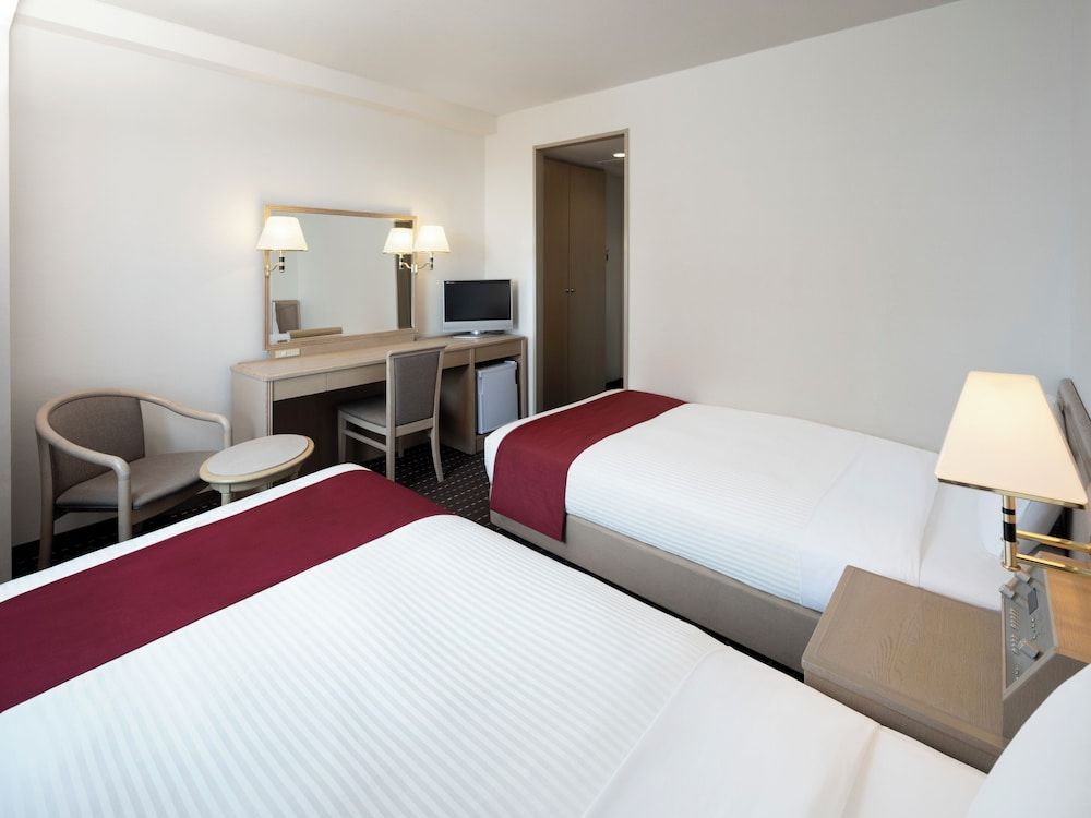 ART HOTEL Joetsu Standard Twin Room, Smoking (Eco Plan - No Cleaning Service)
