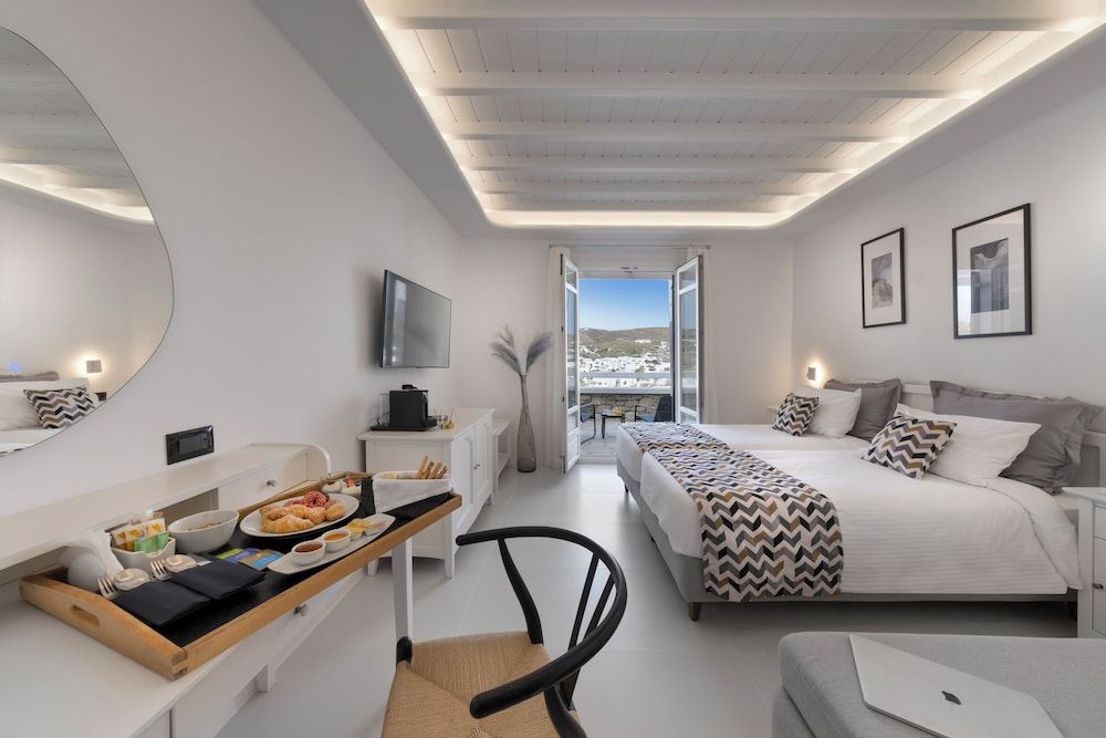 Deliades Mykonos Double or Twin Room, Partial Sea View