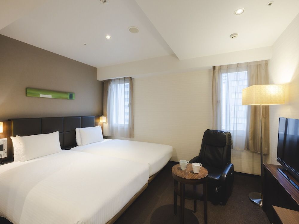 Standard Twin Room, Non Smoking (5 min train ride to/from Shinagawa)