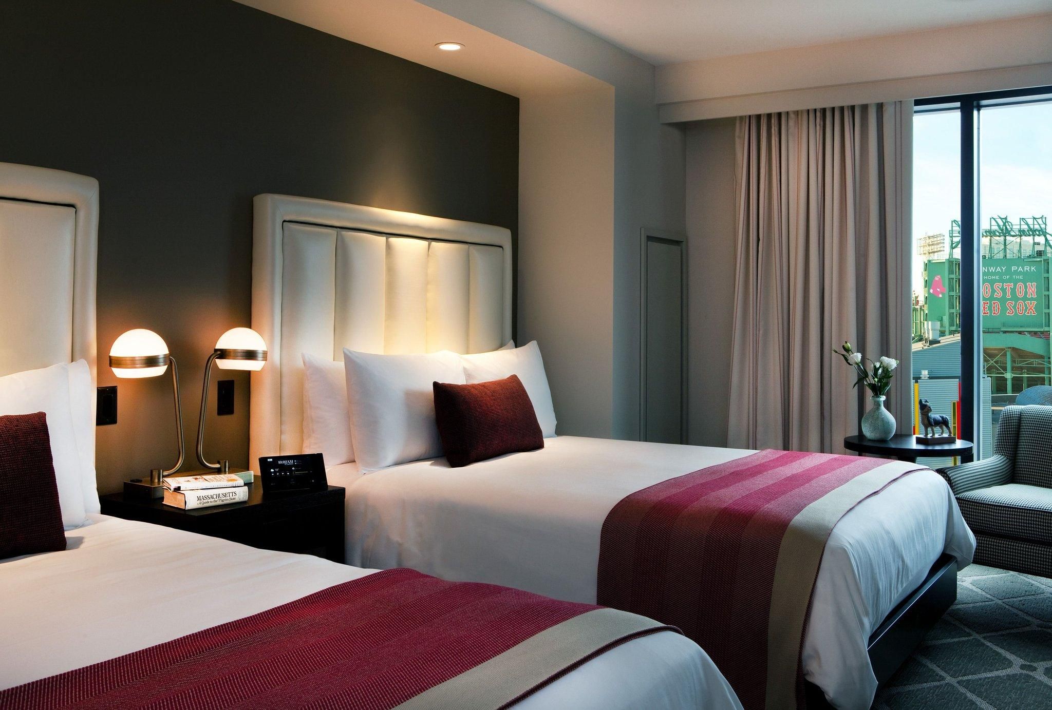 Queen Room with Two Queen Beds Facing Fenway