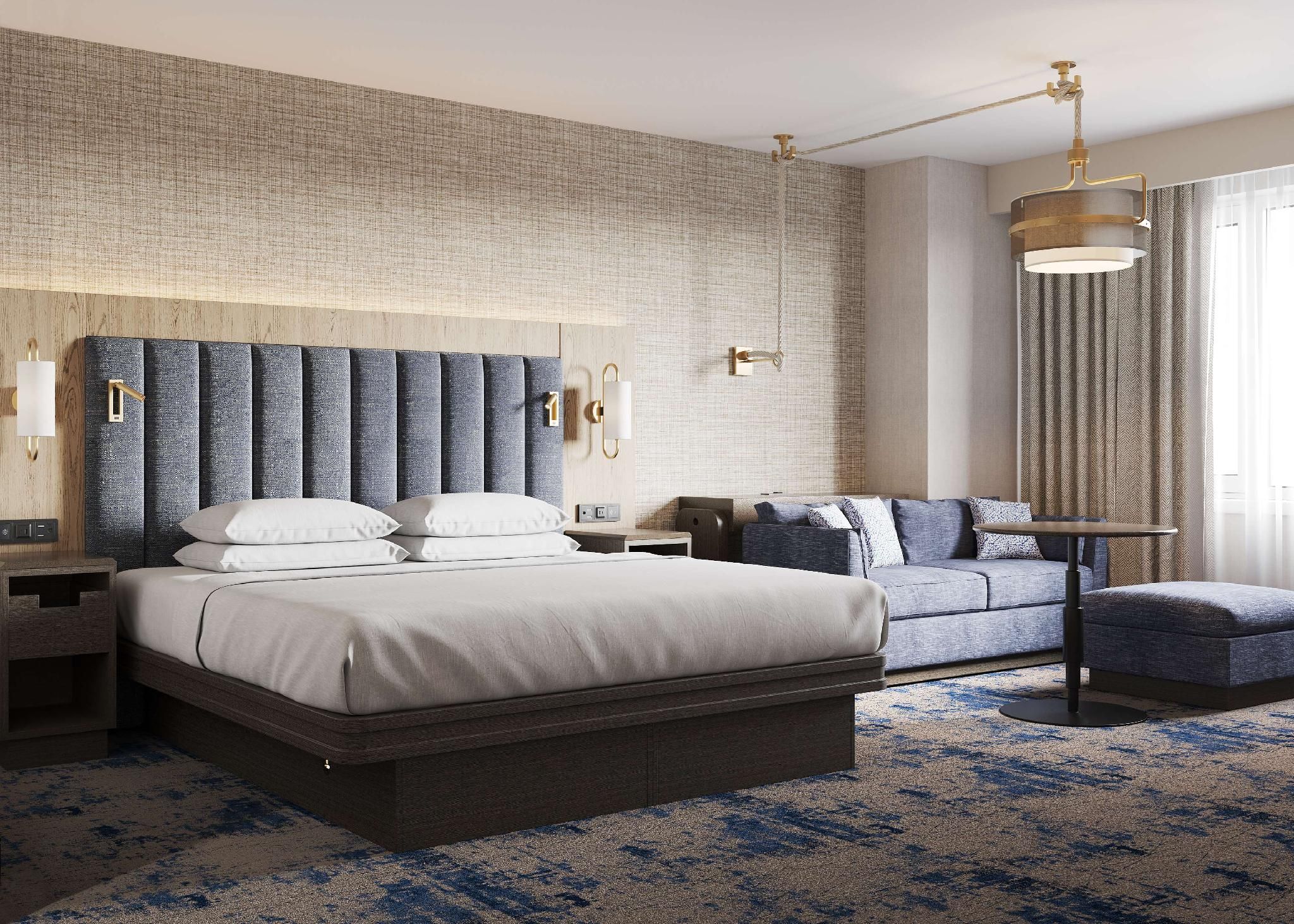 1 King Bed