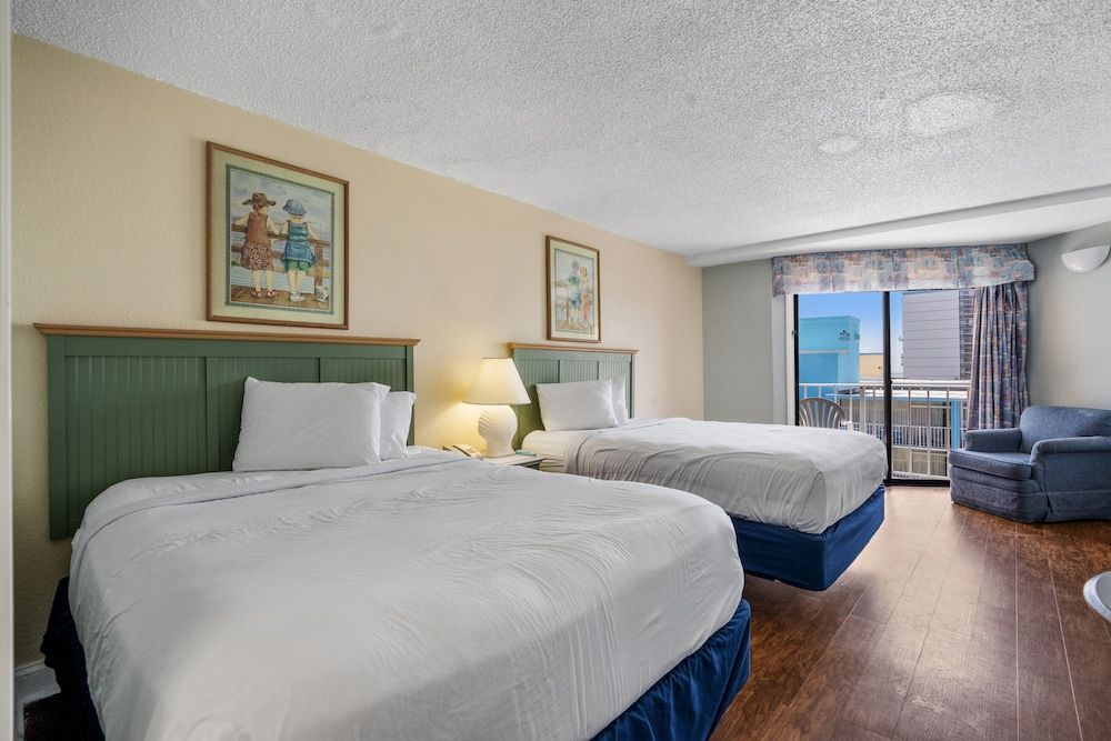 Standard Room, 2 Double Beds, Ocean View