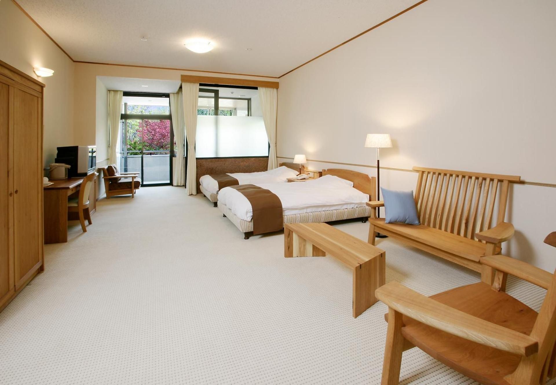 Superior Twin Room with Private Bathroom with Mountain View