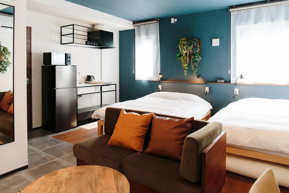 HOTEL POTMUM - Hostel Deluxe Twin Room, Kitchenette 4