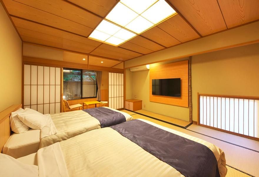 Twin Room with Open-Air Bath