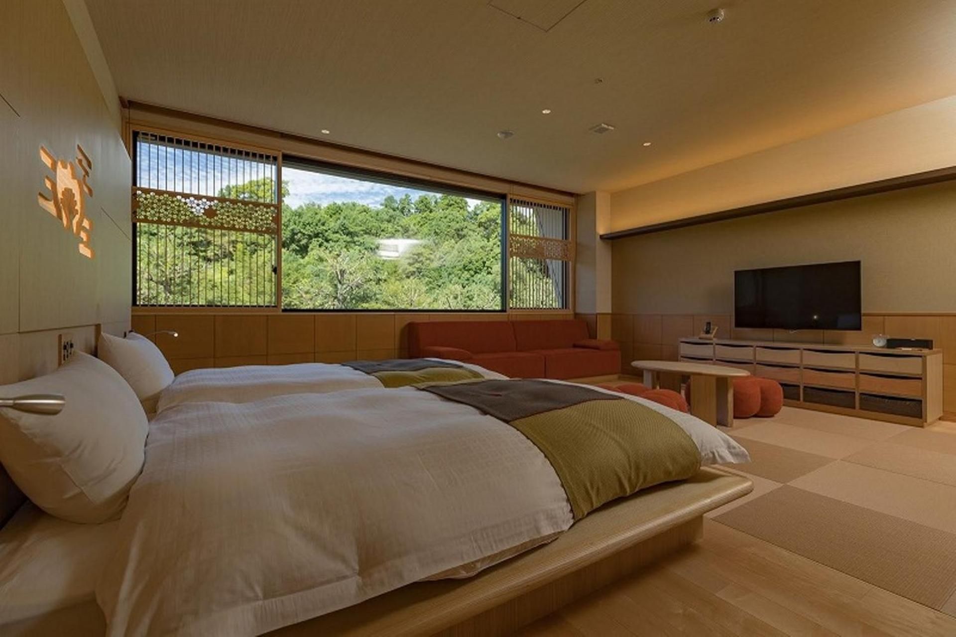 Standard Family Room with Tatami Area Green Park View with Shower - Non-Smoking
