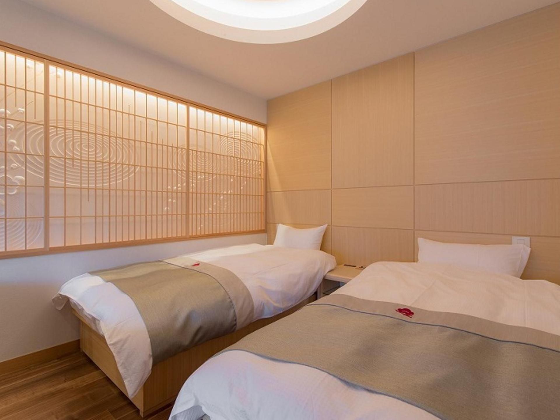 Deluxe Room with Tatami Area and Private Bathroom and Open-Air Bath - Non-Smoking