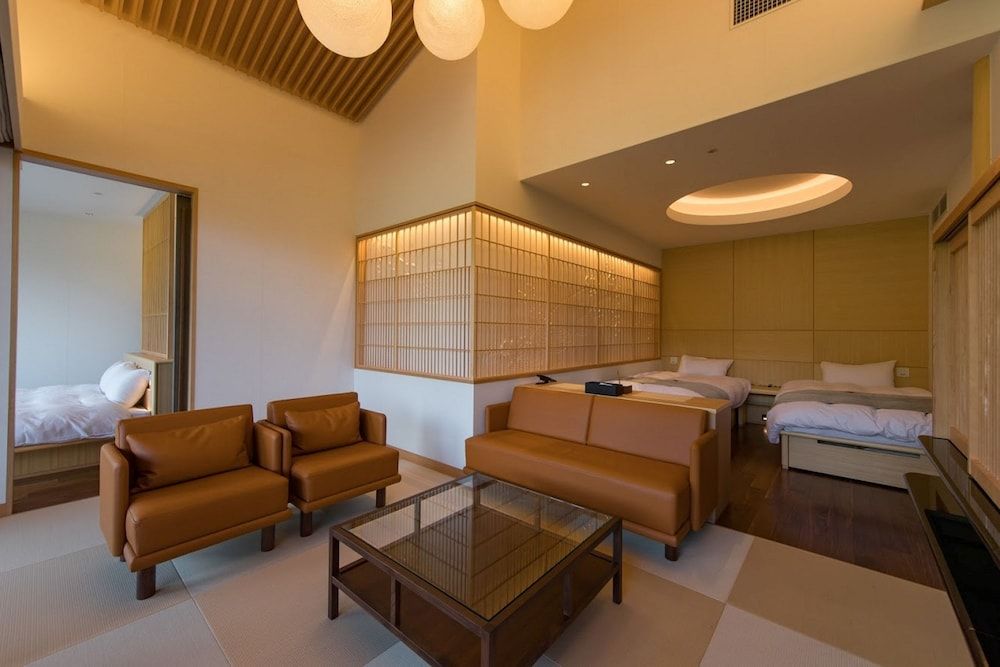 [Residential Villa with Open-Air Bath OUSHUKU Japanese-Western Room] SUITE [Non Smoking]