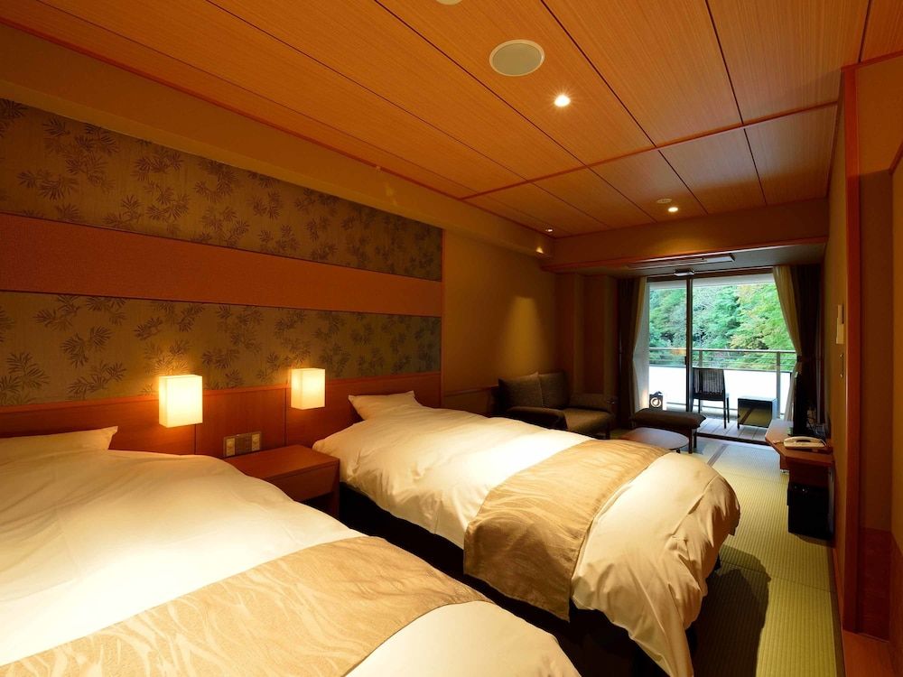 Standard, 2 Twin, Mountain View, Balcony, Open-Air Bath