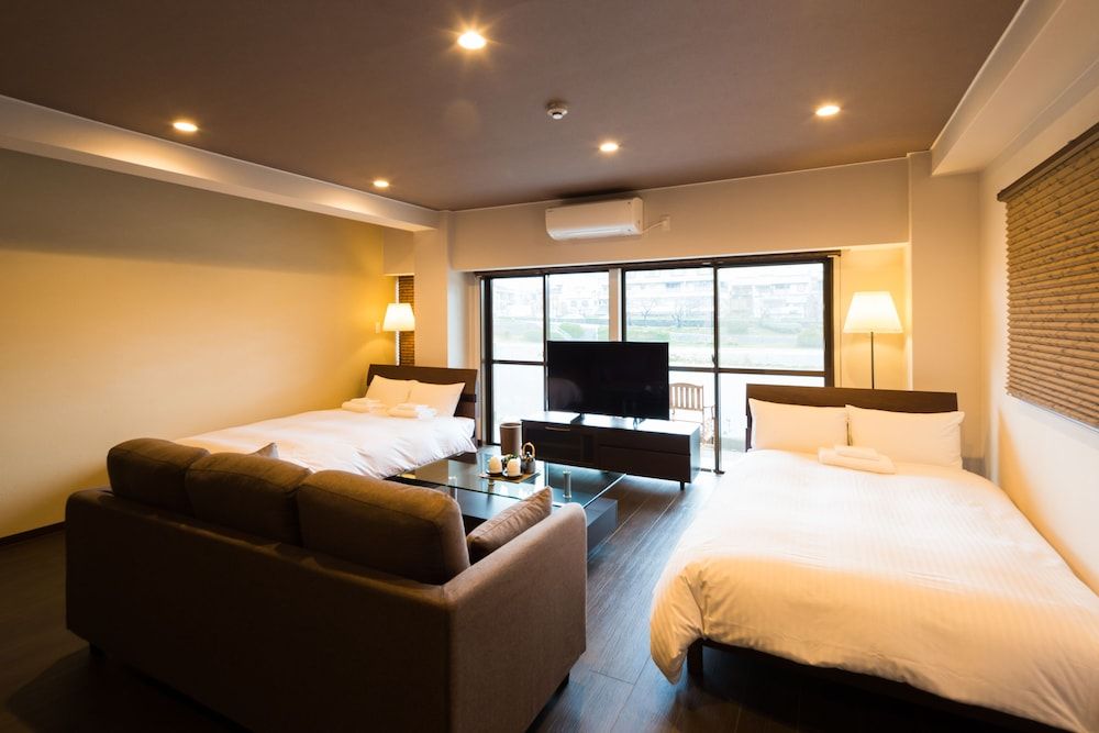 Kyoto Riverview House Kyou-raku Deluxe Room, Terrace, River View 5