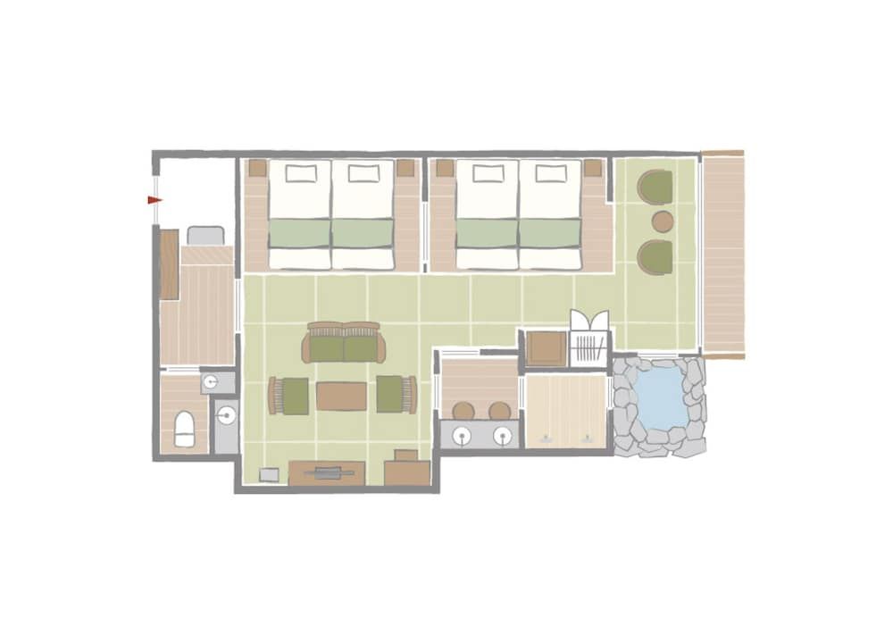 Inisienoyado Keiunn Tsukiji Annex Building For 4 Pax, Private Open-Air Bath 3
