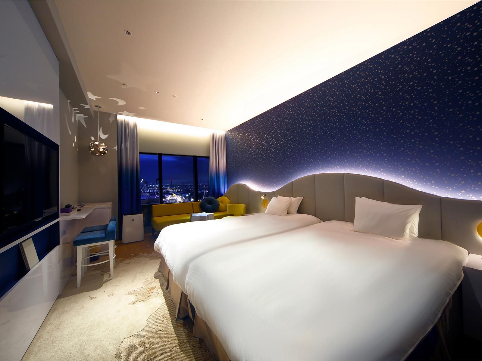Starry Room for 3 People - Non-Smoking