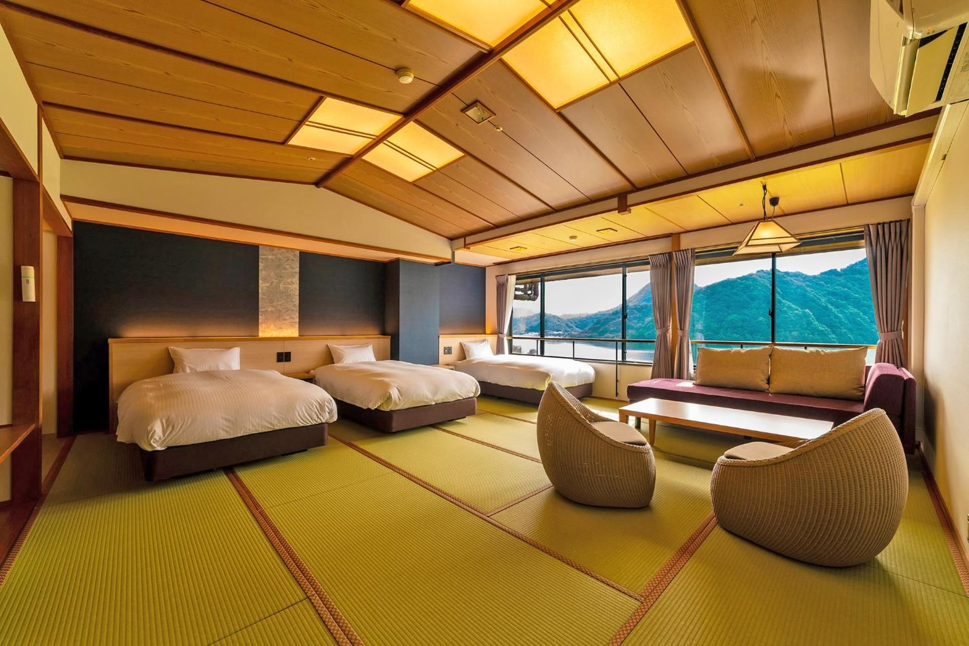 River Side Superior Japanese-Style Triple Beds with Indoor Bath - Non-Smoking