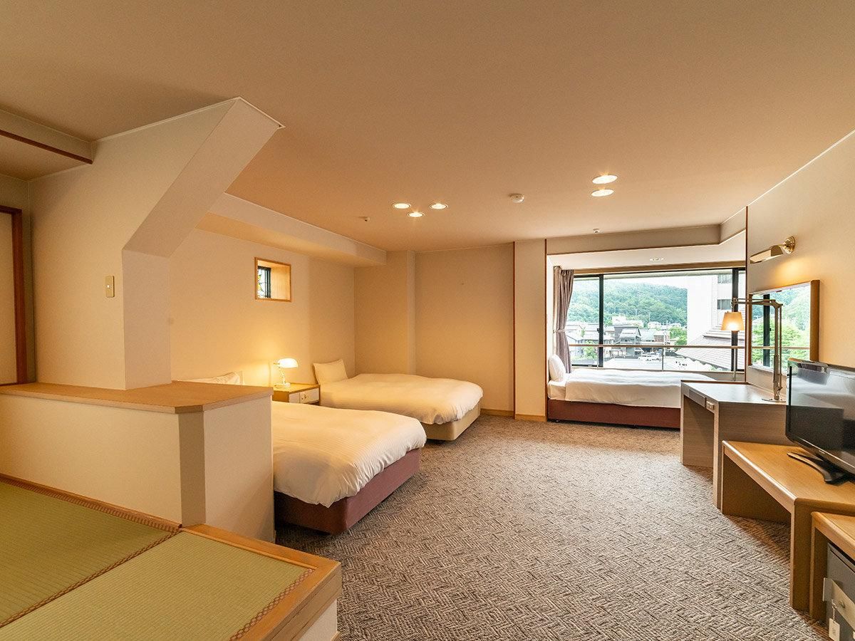 Standard Japanese-Western Style Triple Room with Indoor Bath - Non-Smoking