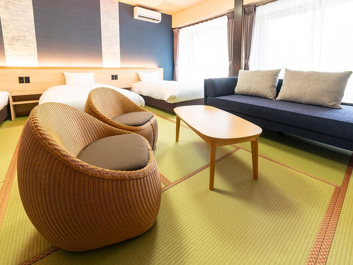 Superior Japanese-Style Triple Beds with Shared Bathroom - Non-Smoking