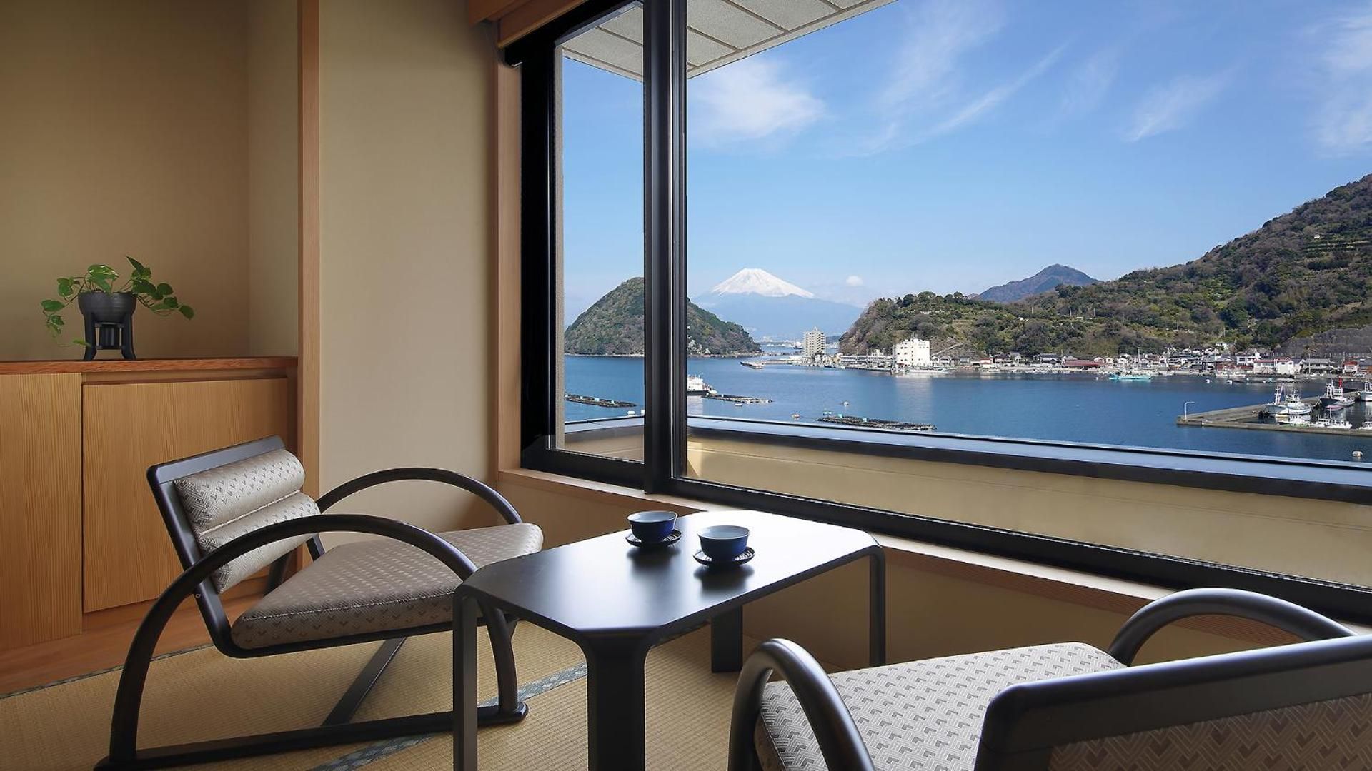 Renovated Suite with Half Open-Air Bath with Mt. Fuji View