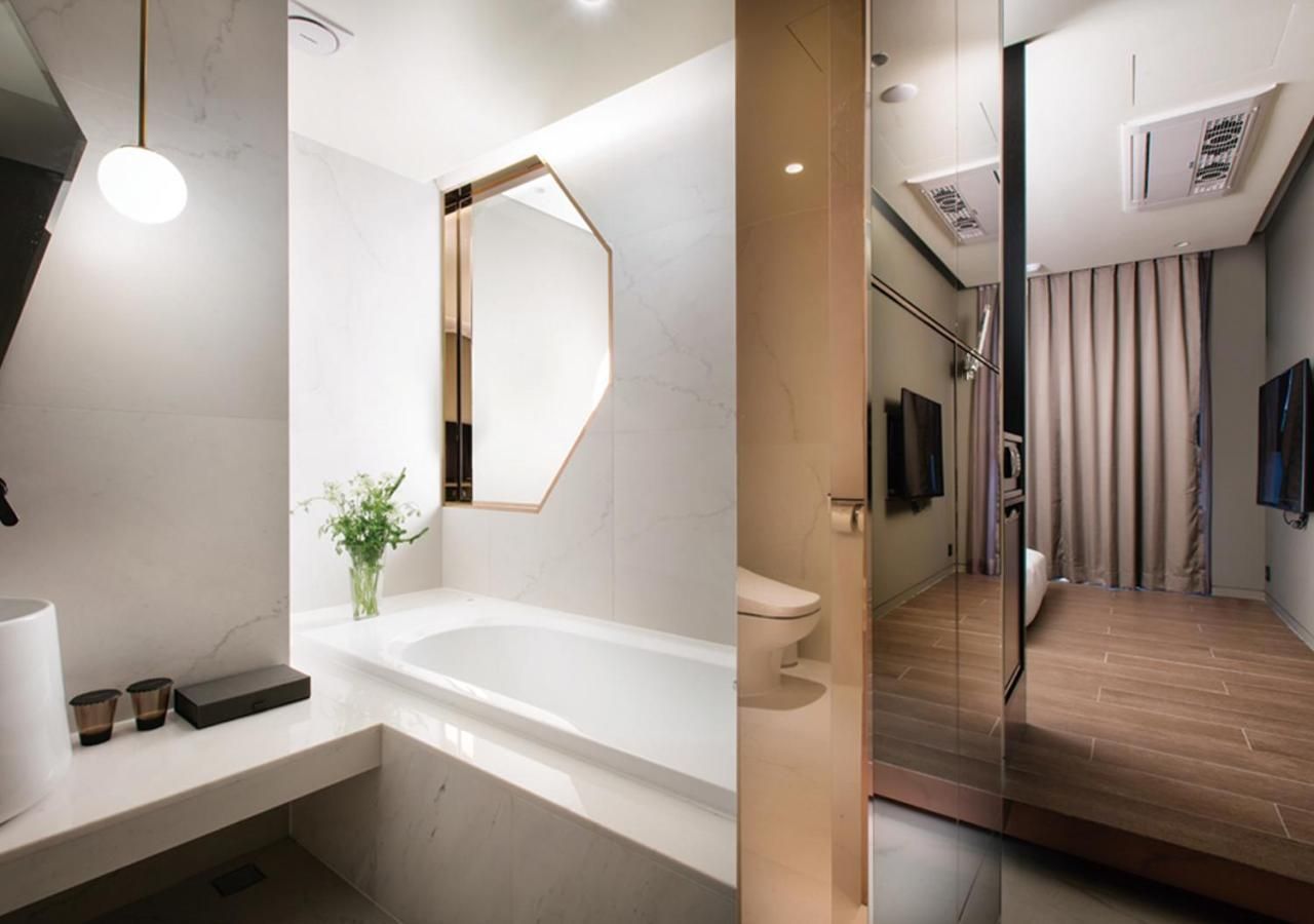 Inside Twin Room - No view (Double + Single)