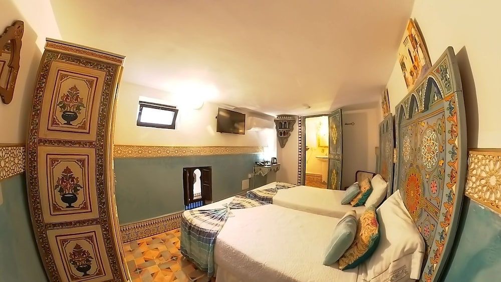 Riad las Mil y una Noches Tetuán Morgiana, habitación 2 camas individuales planta alta 3