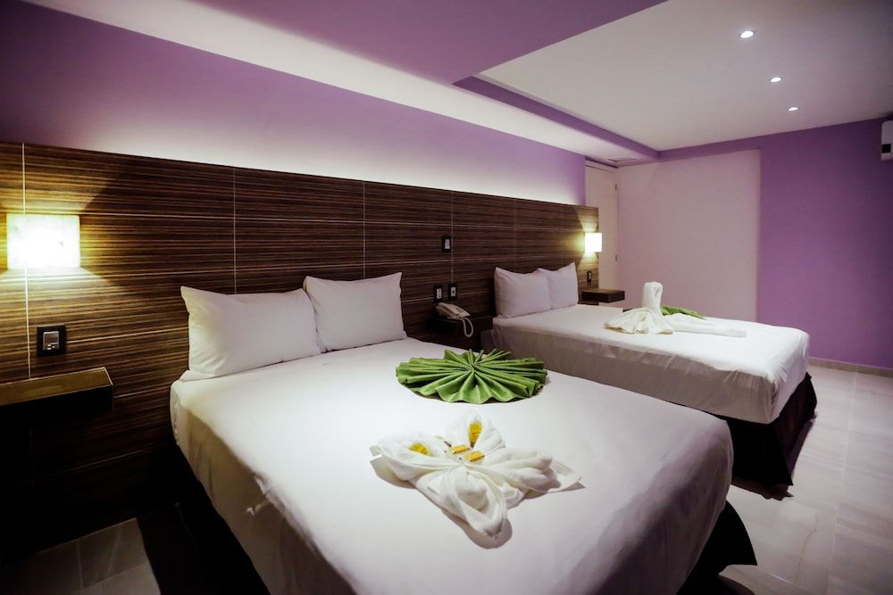 Hotel Kavia Cancun Standard Double Room, 2 Double Beds, Private Bathroom, City View 4