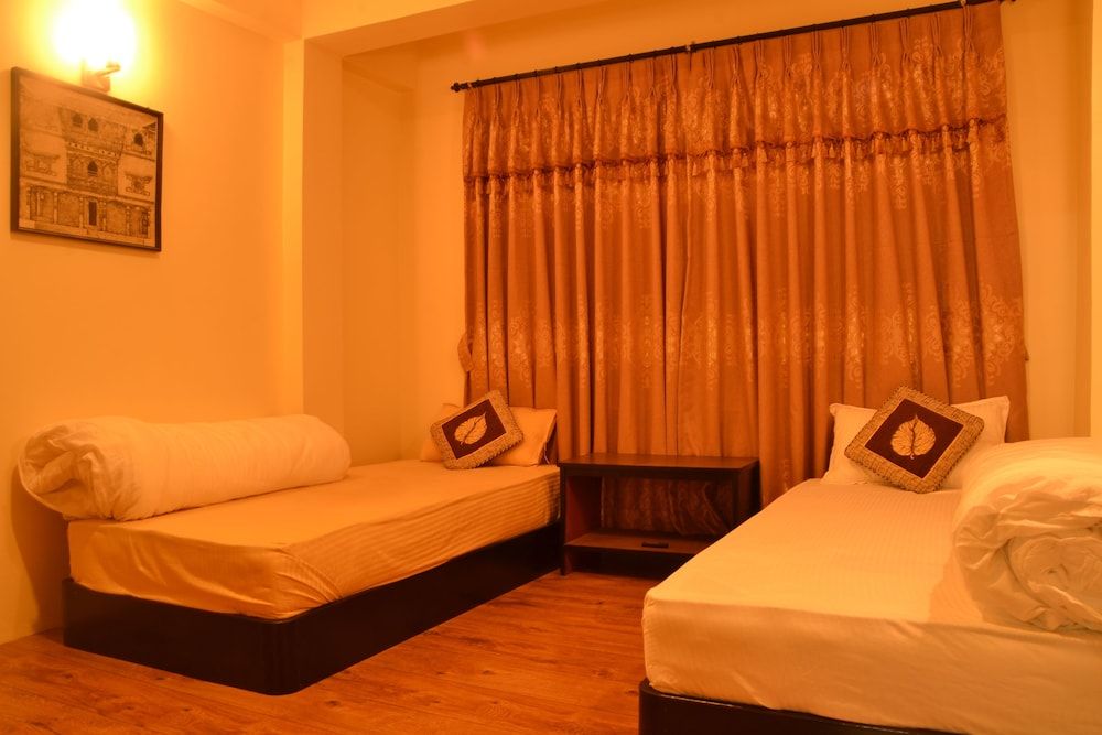 Pradhan House Homestay with Garden Deluxe Twin Room, 2 Twin Beds, Accessible, Garden View