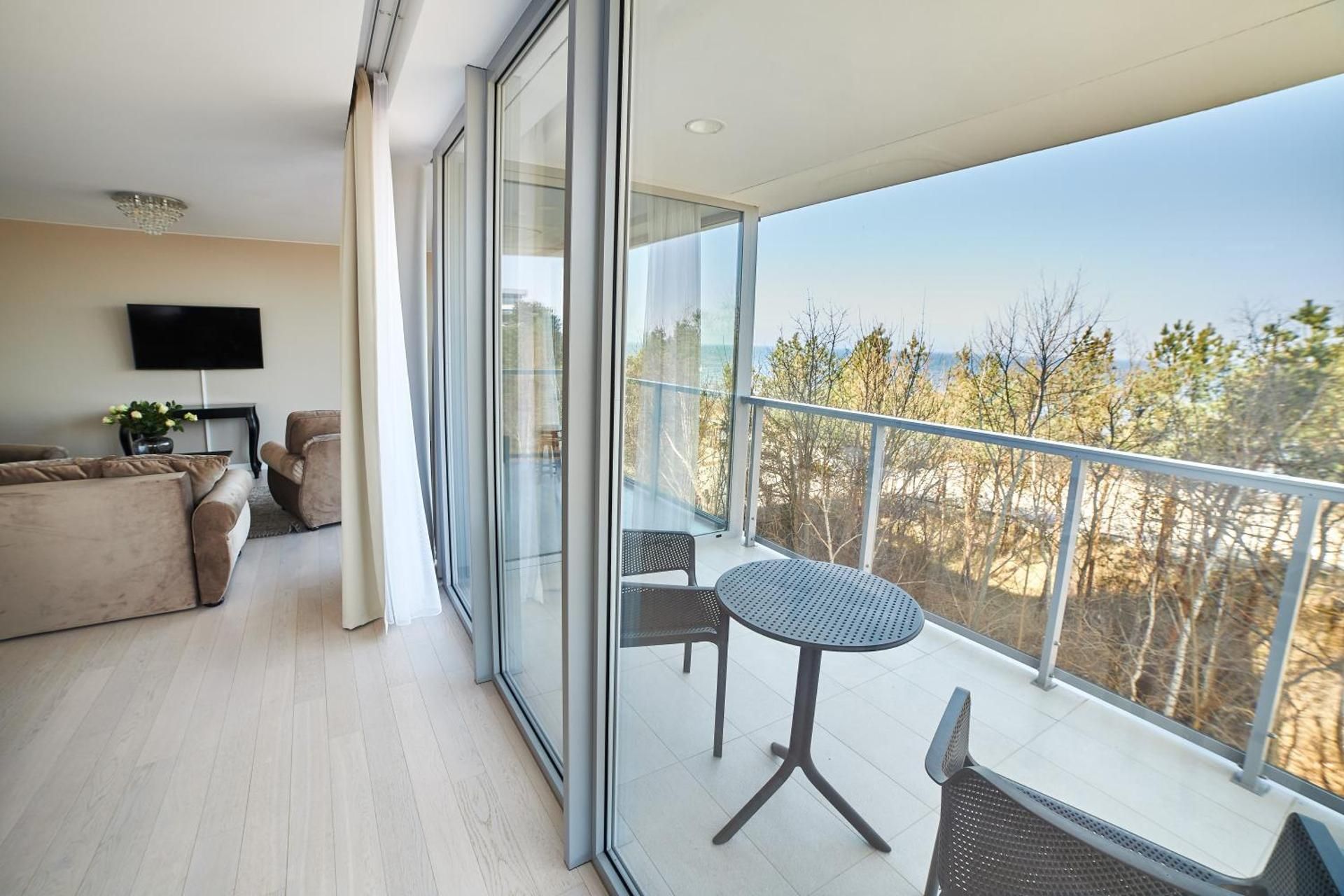 Two-Bedroom Apartment B307 with partial sea view