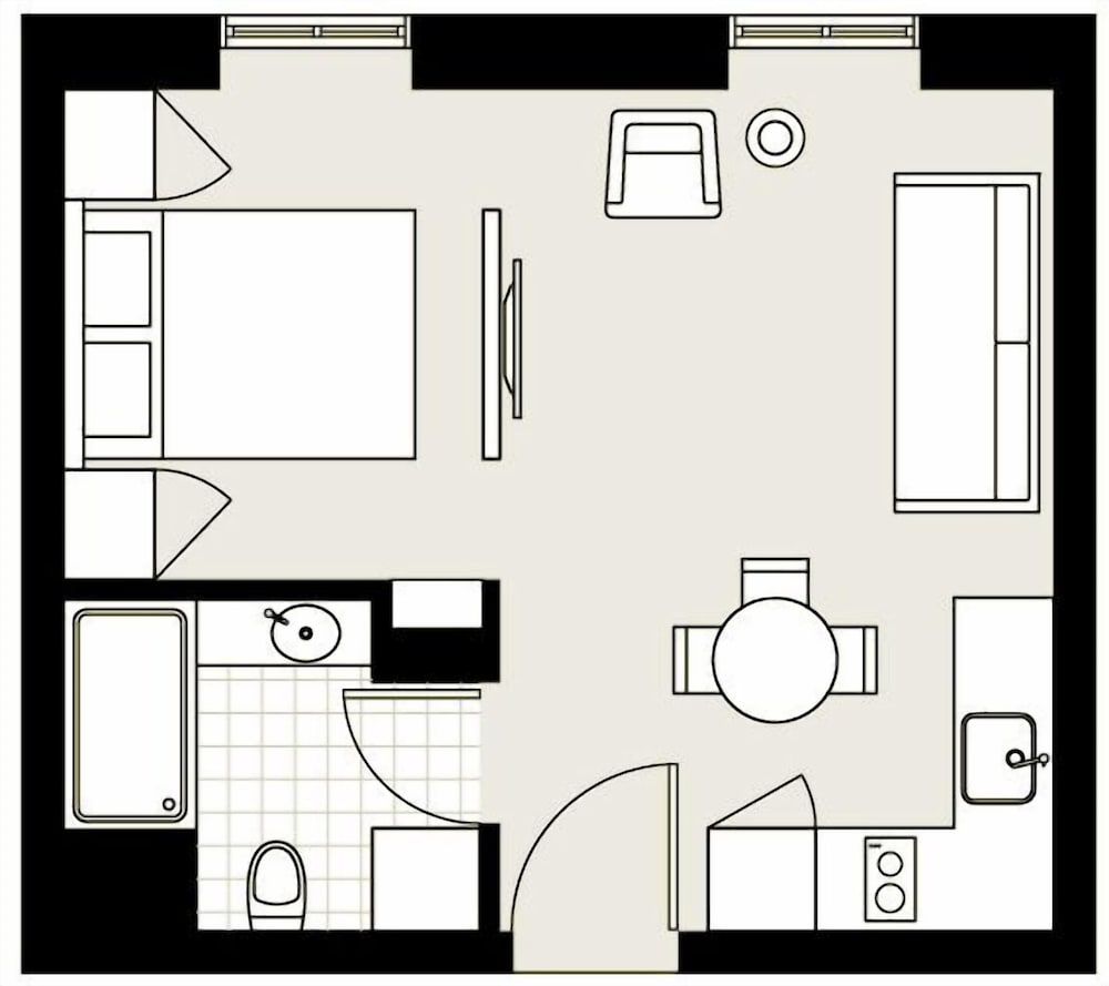Room layout blue print