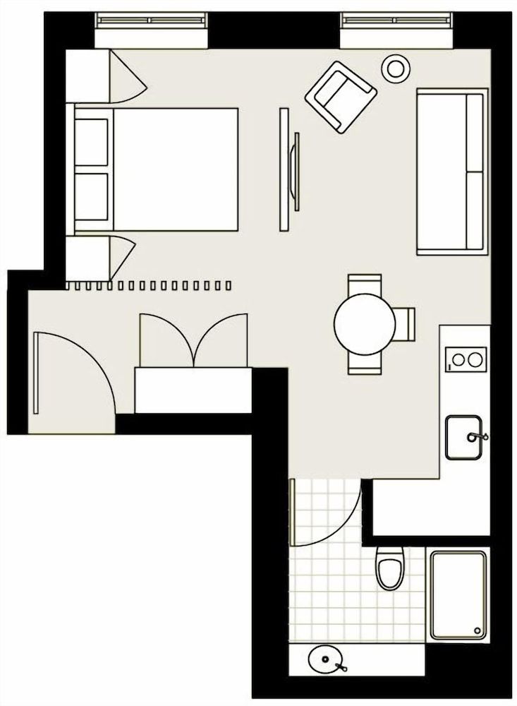 Room layout blue print