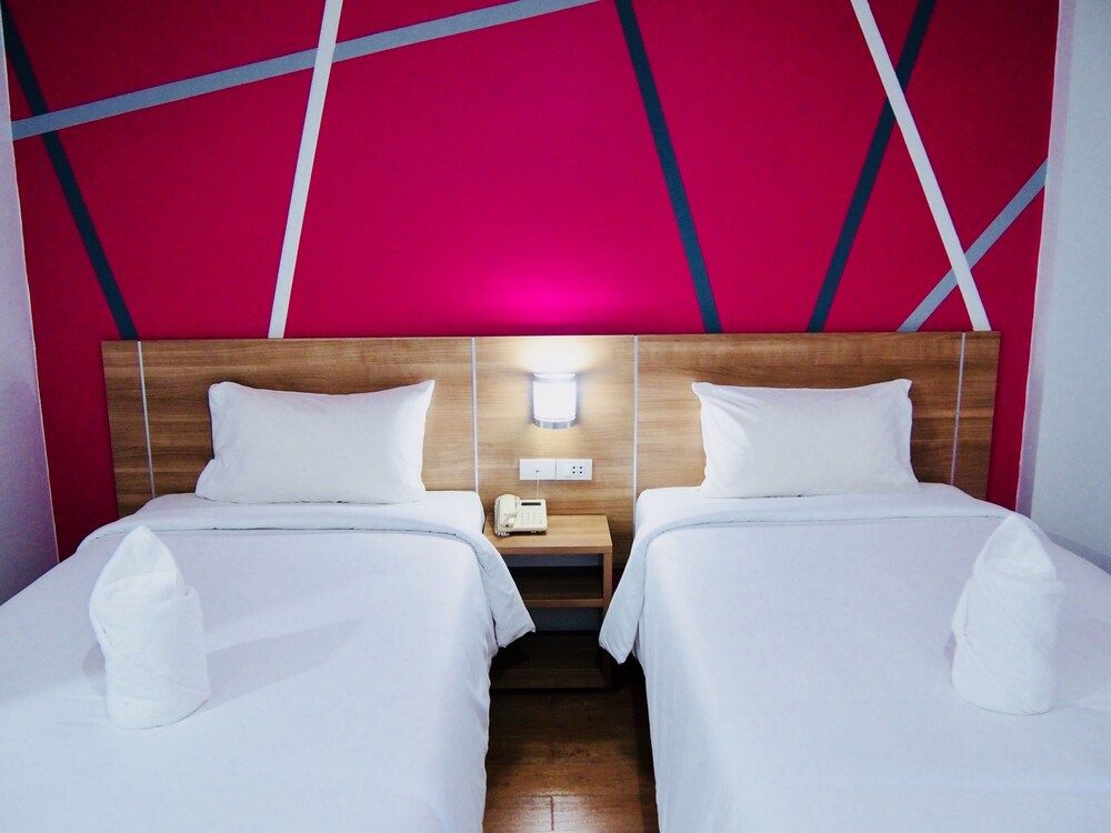 Eco Inn Lite Ubon Ratchathani Standard, 2 Twin Beds, Non Smoking, City View