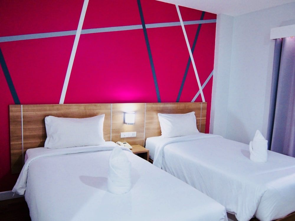 Eco Inn Lite Ubon Ratchathani Standard, 2 Twin Beds, Non Smoking, City View 3