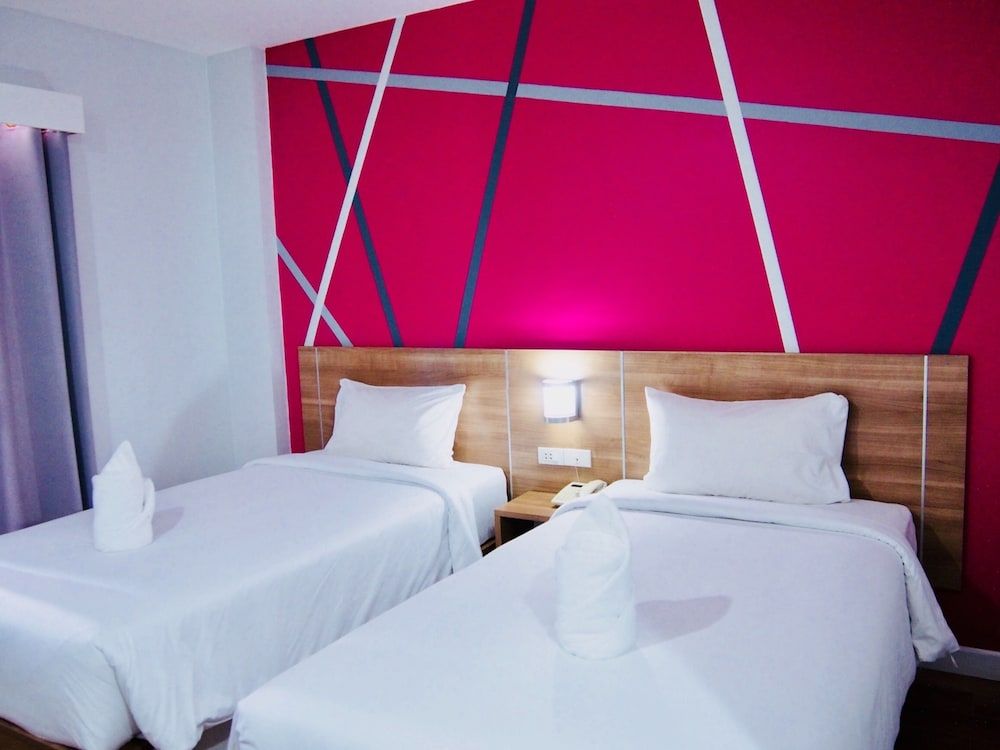 Eco Inn Lite Ubon Ratchathani Standard, 2 Twin Beds, Non Smoking, City View 2