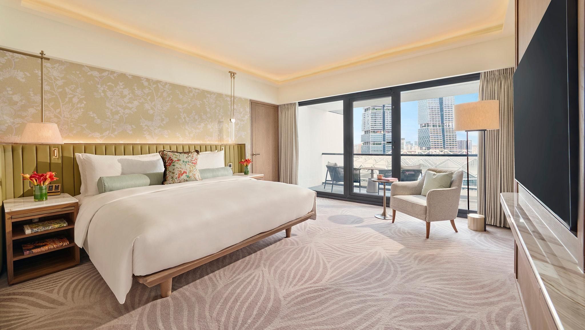 Four-Bedroom Residential Suite with Balcony