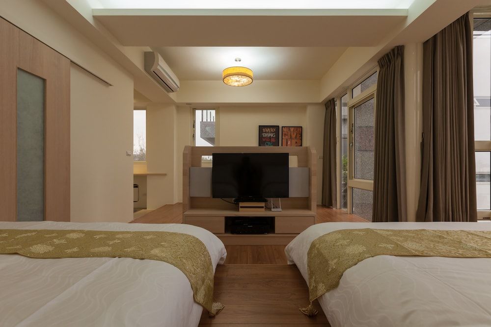 I Leisure iL BnB Family Quadruple Room, 2 Double Beds, Courtyard View, Courtyard Area (R204) 2