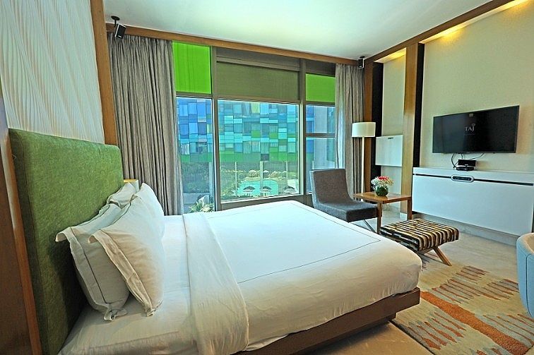 Vivanta Whitefield Premium Room Pool View Queen Bed