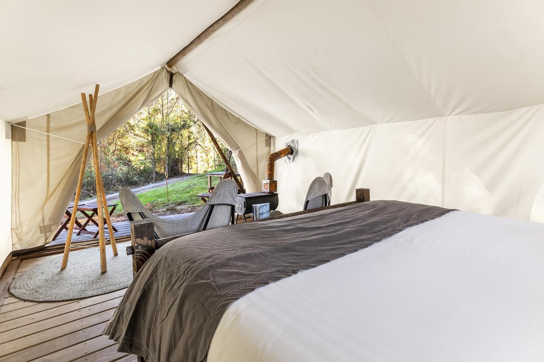 Safari Tent with Shared Bathroom