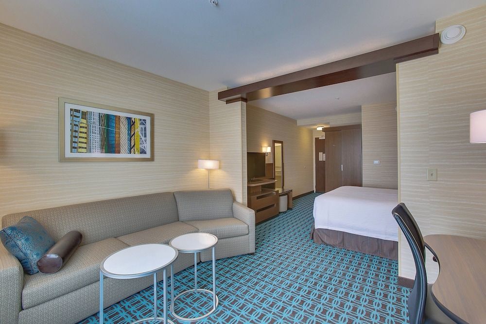 Suite, 1 King Bed with Sofa bed (Hearing Accessible)