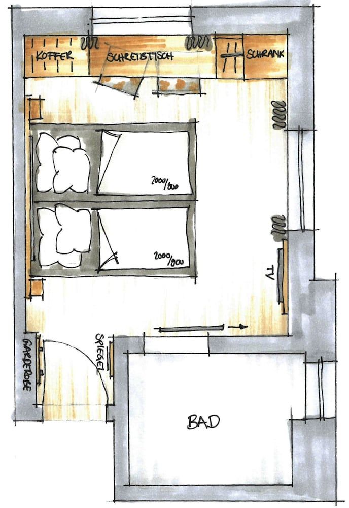 Binders Budget City Mountain Hotel Business Double Room 6