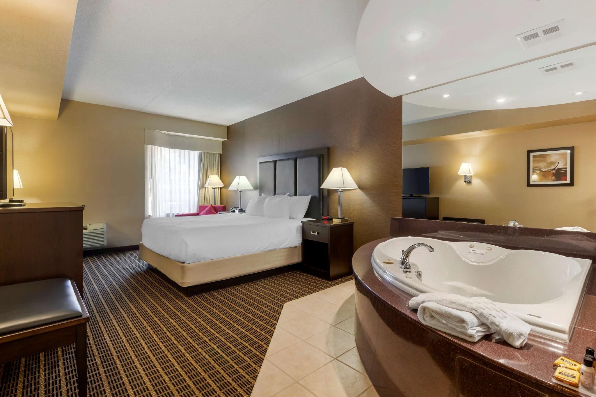 1 King Bed, Non-Smoking, Junior Suite, Sofabed, Work Desk, Microwave And Refrigerator, Wi-Fi, Full B