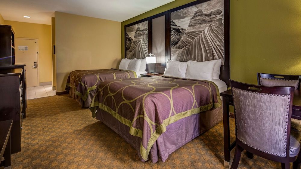 Standard Room, 2 Queen Beds, Non Smoking, Refrigerator & Microwave