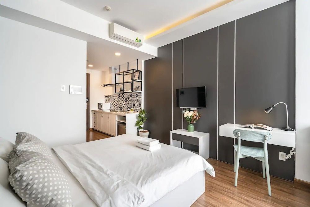 Saigon Sirius Standard Studio Suite, Kitchenette, City View 4