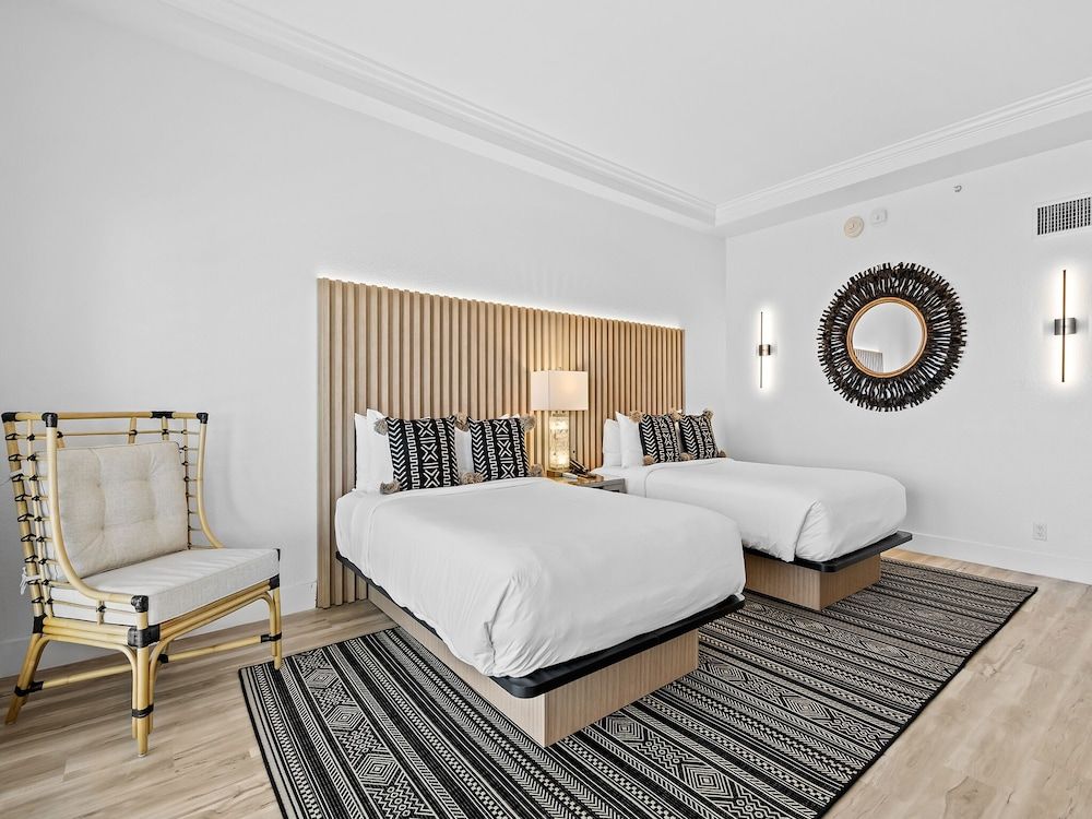 Beachcomber Resort & Club Ocean Front Room, 2 Double Beds 2