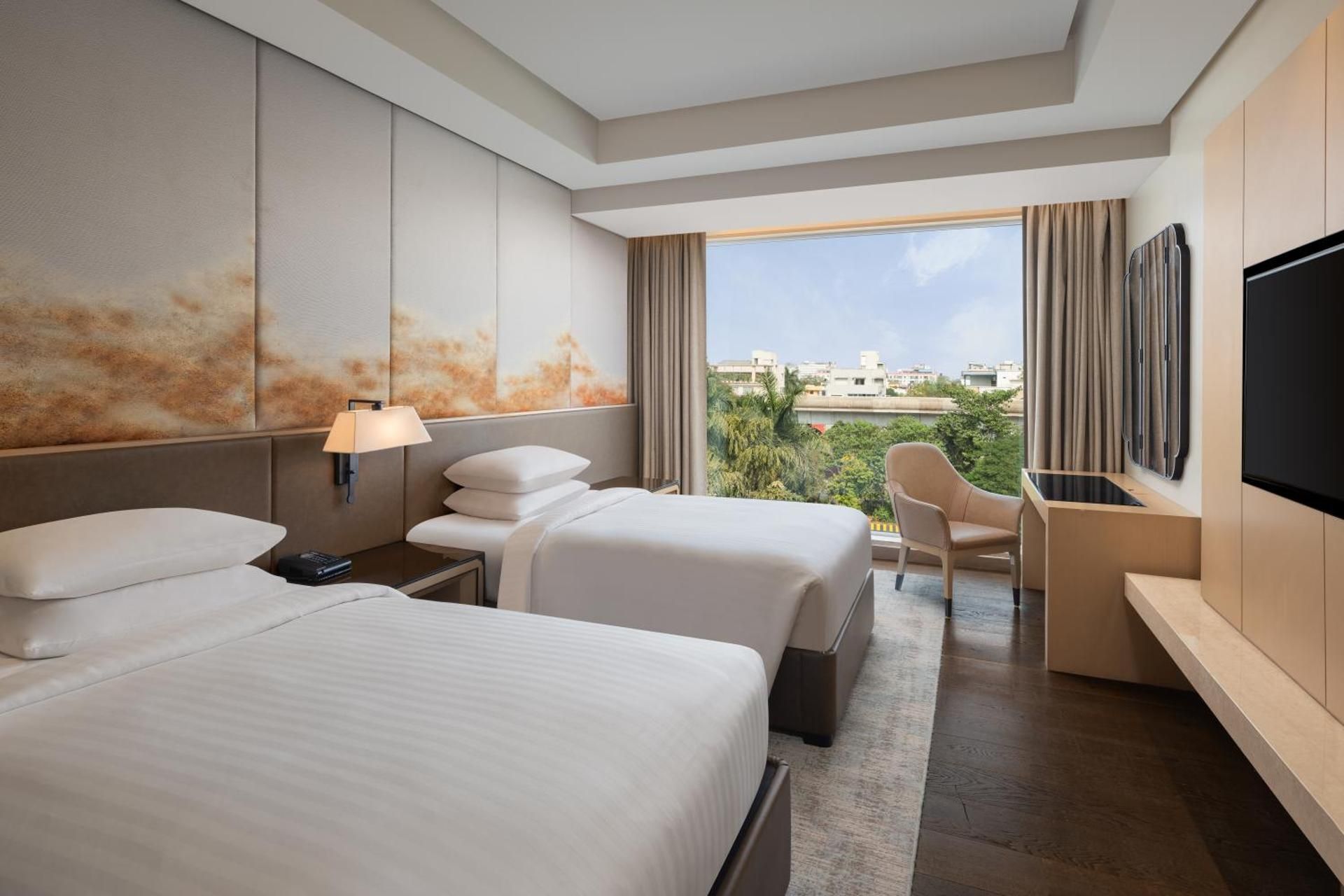 Indore Marriott Hotel Guest room, 2 Twin 3