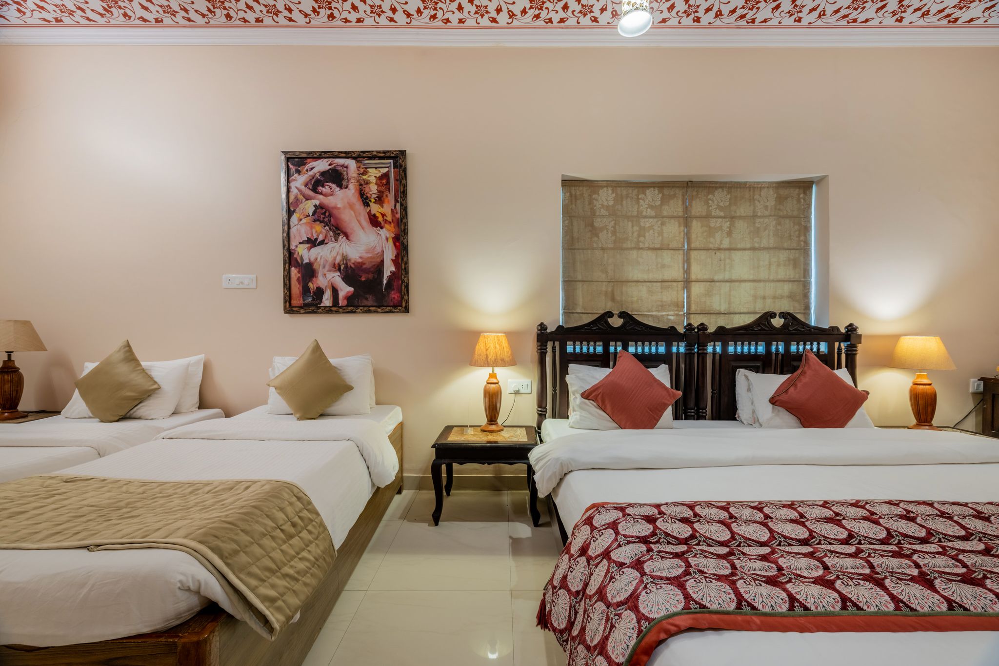 Suryaa Villa Jaipur- A City Centre Heritage Haveli Family Room 4