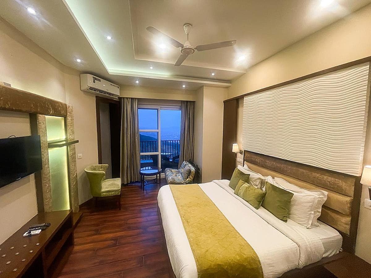 Regenta Resort Exotica Dharamshala on Hilltop Deluxe Room With Private Balcony - Valley View 2